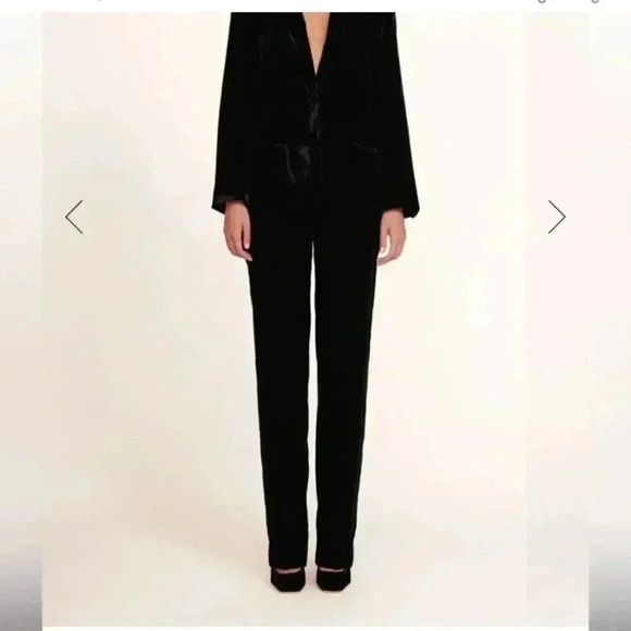 Staud Velvet Tosca Straight Trouser Pants size 0 - Picture 1 of 11